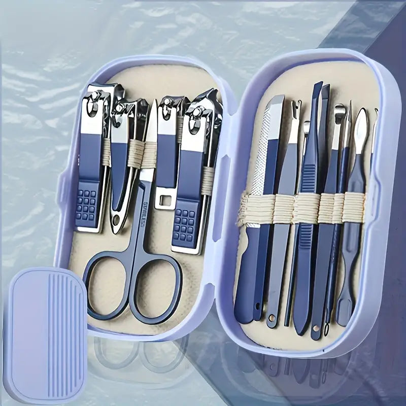 14-Piece Stainless Steel Nail and Foot Care Tool Set