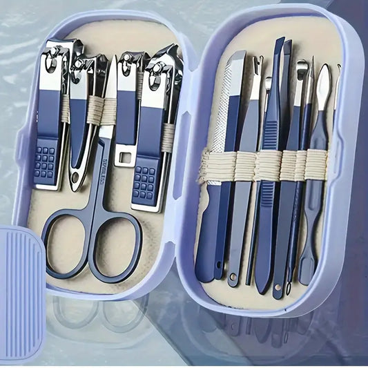 14-Piece Stainless Steel Nail and Foot Care Tool Set